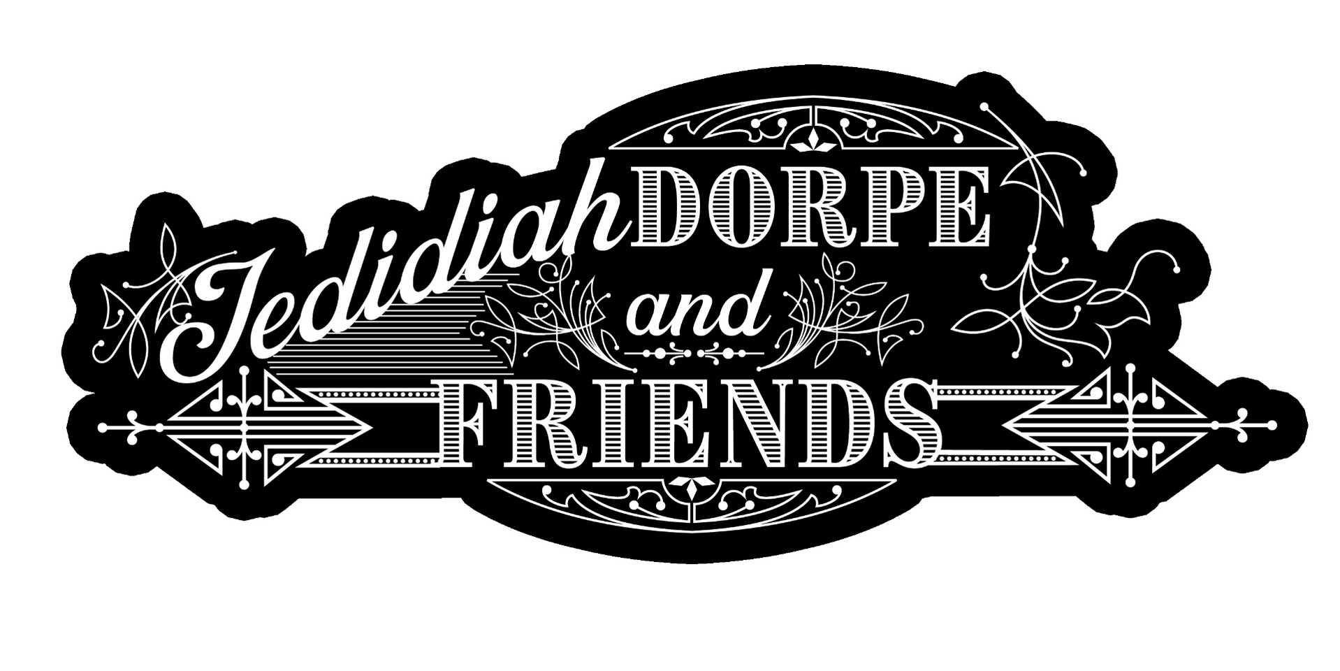 Jedidiah Dorpe and Friends Sticker